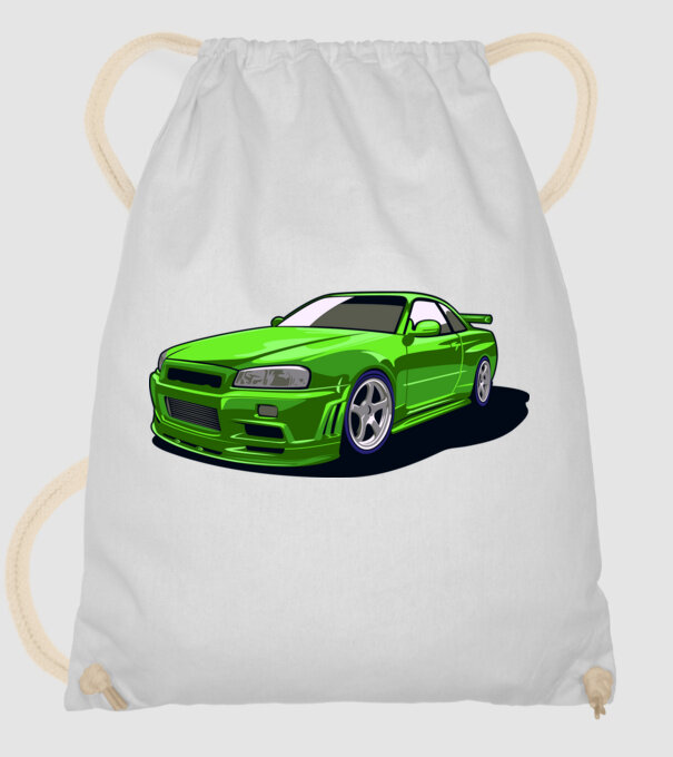 Nissan Skyline GTR minta fehér pólón