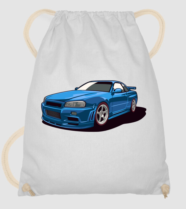 Nissan Skyline GTR minta fehér pólón