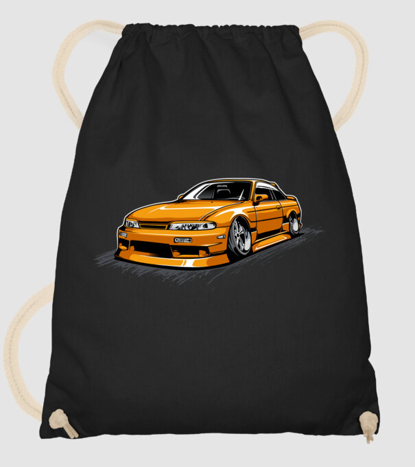 Nissan 240SX minta fekete pólón