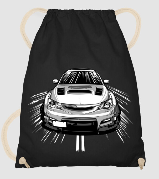 Subaru Impreza WRX minta fekete pólón