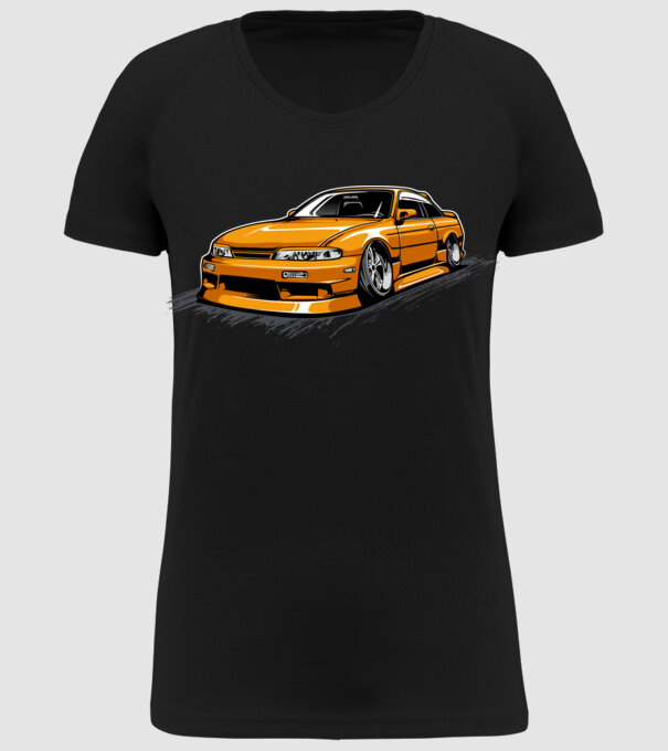 Nissan 240SX minta fekete pólón