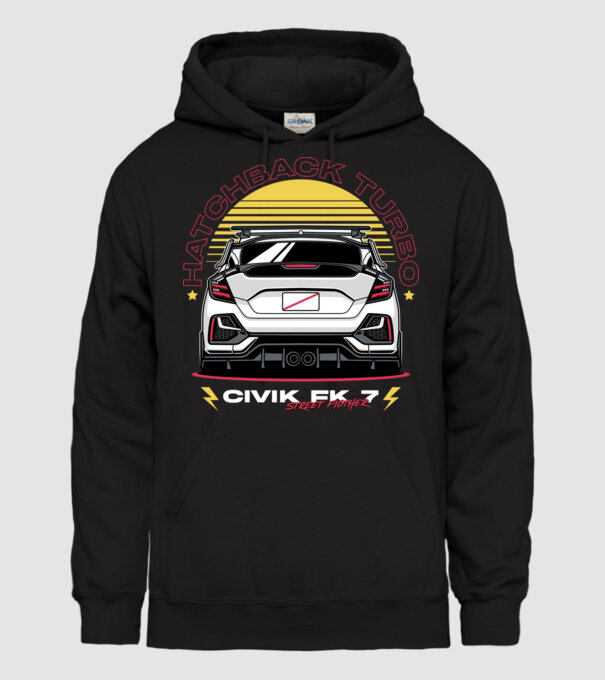 Honda Civic minta fekete pólón