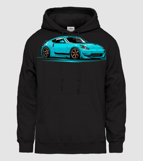 Nissan 370Z minta fekete pólón