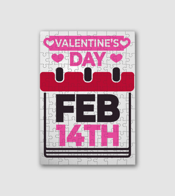 Valentine's Day - Valentin nap minta fehér pólón