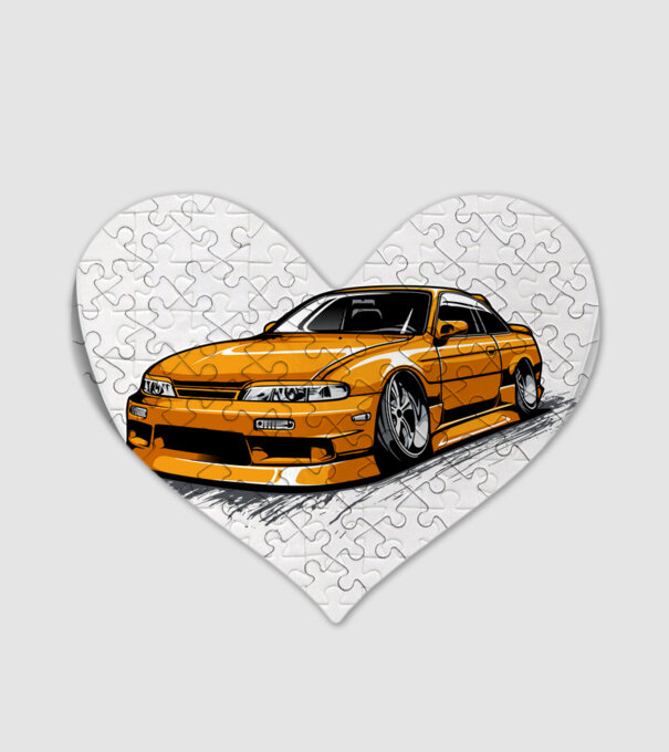 Nissan 240SX minta fehér pólón