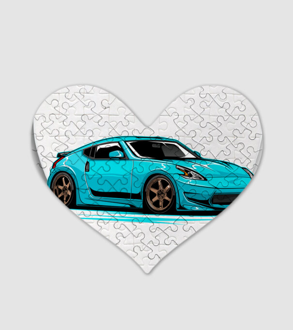Nissan 370Z minta fehér pólón
