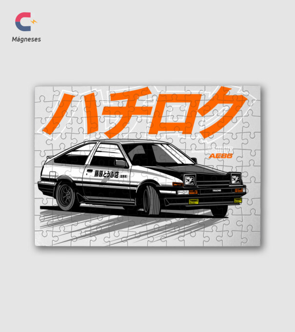 Toyota Sprinter Trueno AE86  minta fehér pólón