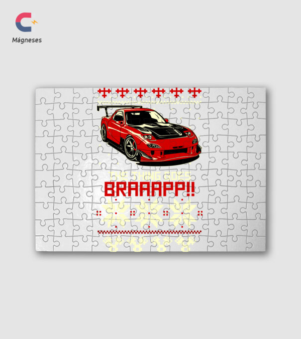 Toyota Supra - Karácsonyi autós minta minta fehér pólón