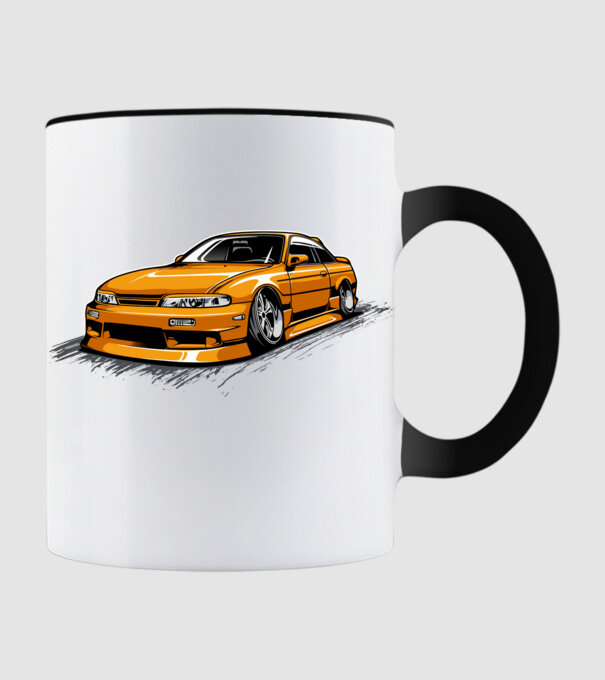 Nissan 240SX minta fekete pólón