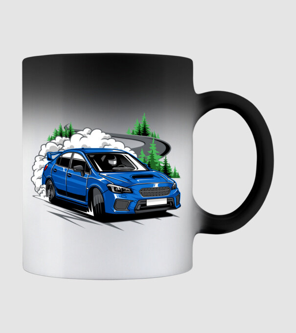 Subaru Impreza WRX STi minta fekete pólón