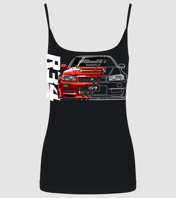 Nissan Skyline GTR R34  minta fekete pólón