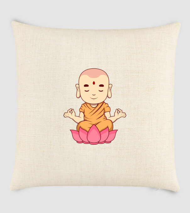 Buddha minta homokszín pólón