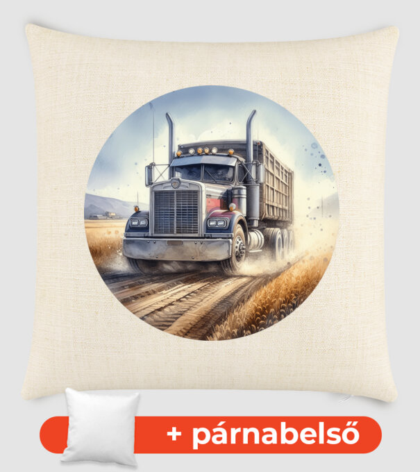 Kamion minta homokszín pólón