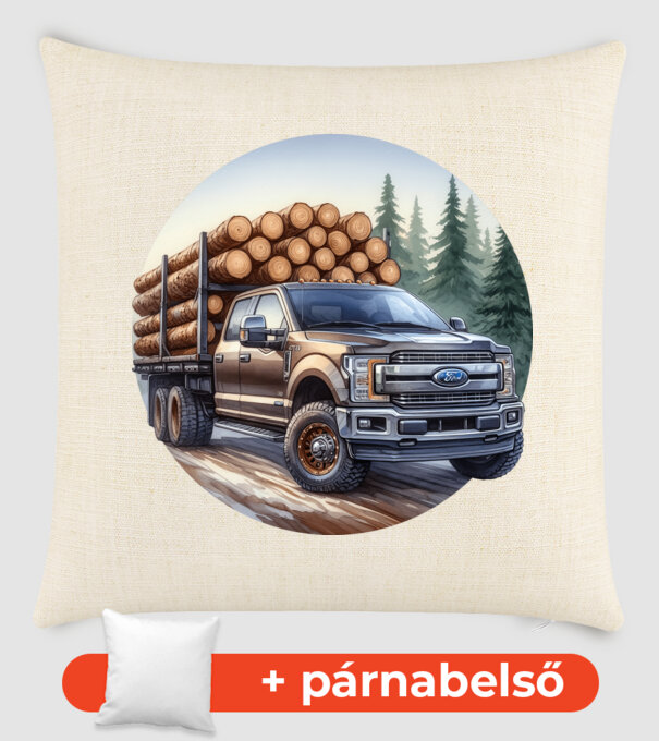 Kamion minta homokszín pólón
