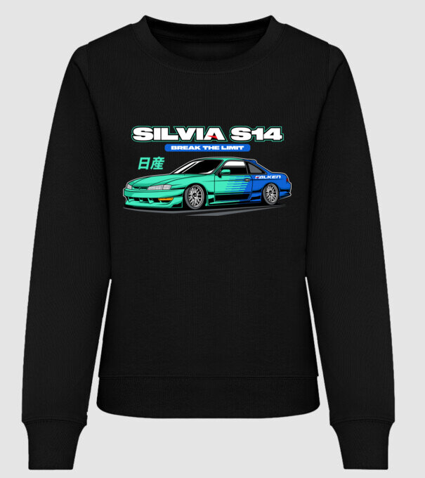 Nissan Silvia S14 minta fekete pólón