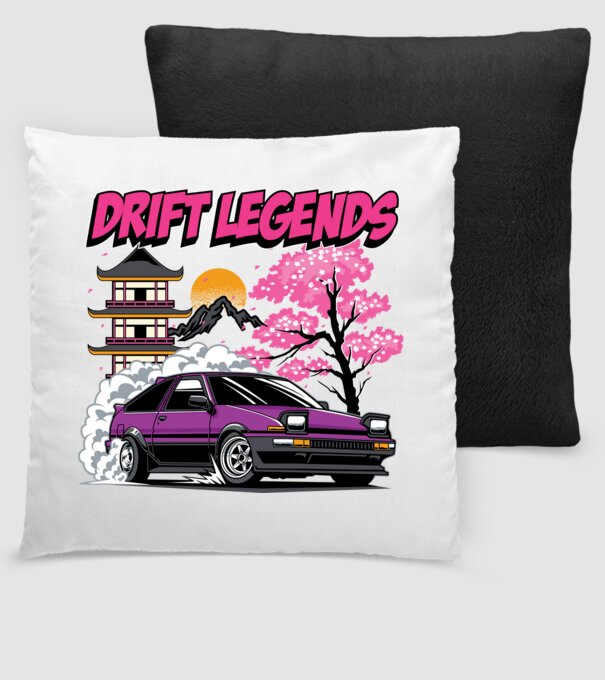 Toyota AE86 - Drift Legends minta fekete pólón