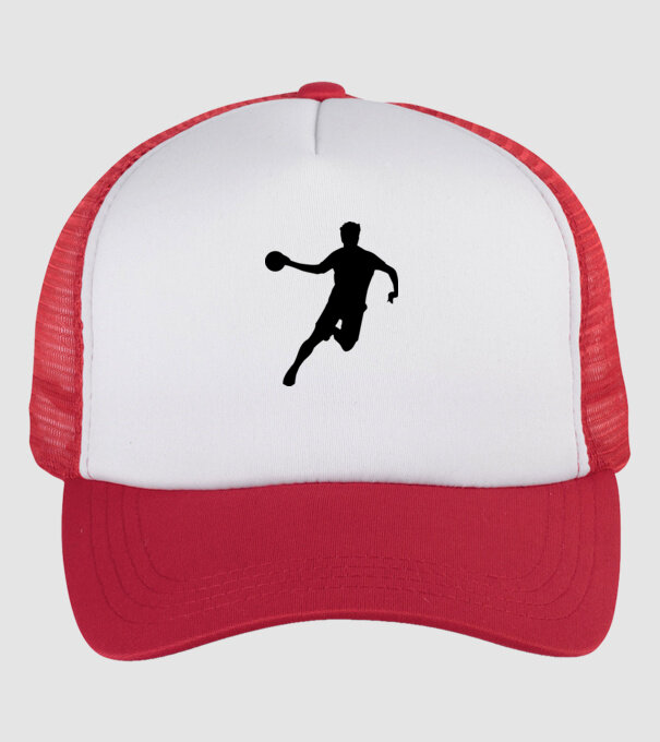 HANDBALL minta fehér/piros pólón