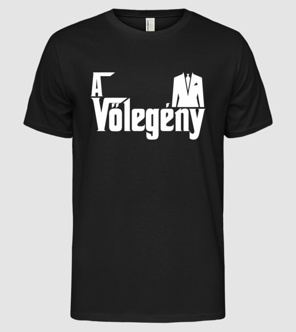 A Vőlegény minta fekete pólón