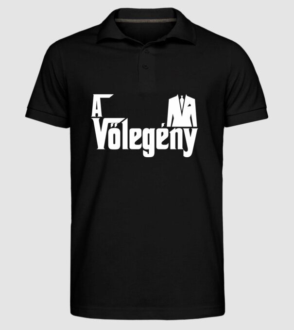 A Vőlegény minta fekete pólón
