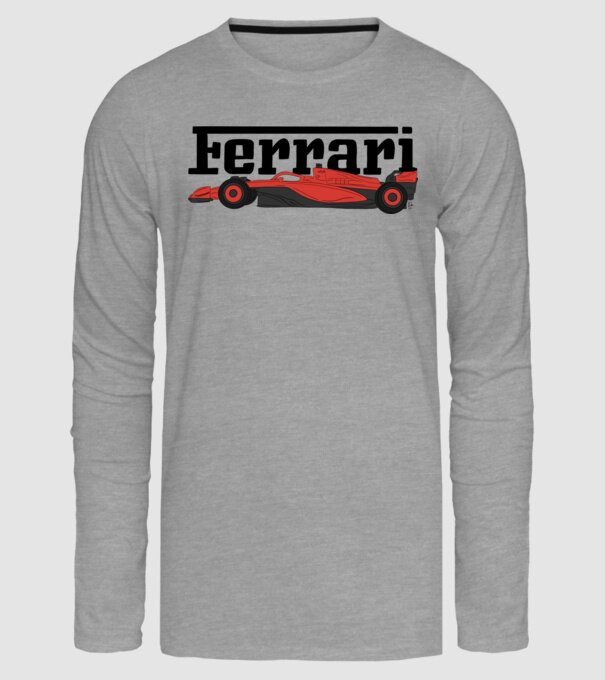 Firka - Ferrari  minta szürke pólón