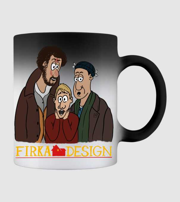 Home Alone Firka minta fekete pólón