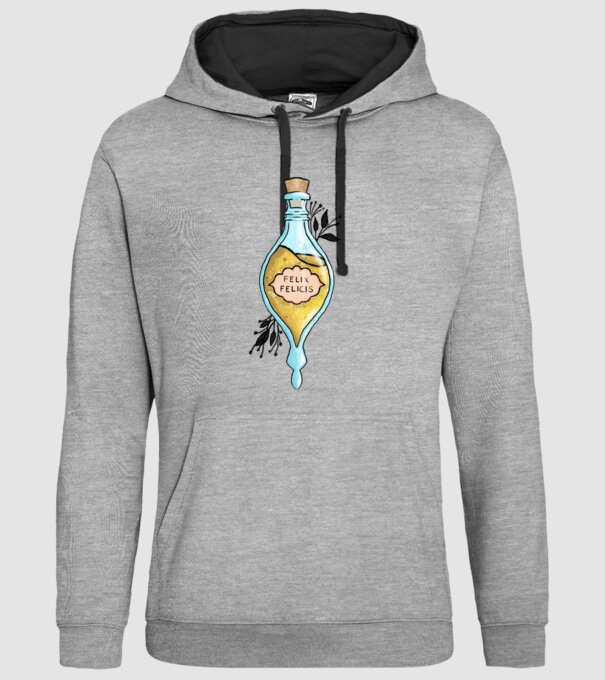 Felix felicis szerencselé minta szürke pólón