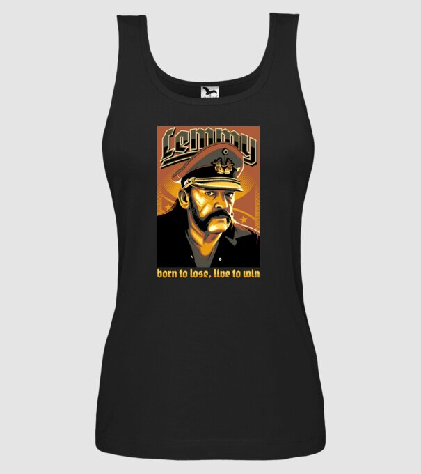 LEMMY minta fekete pólón