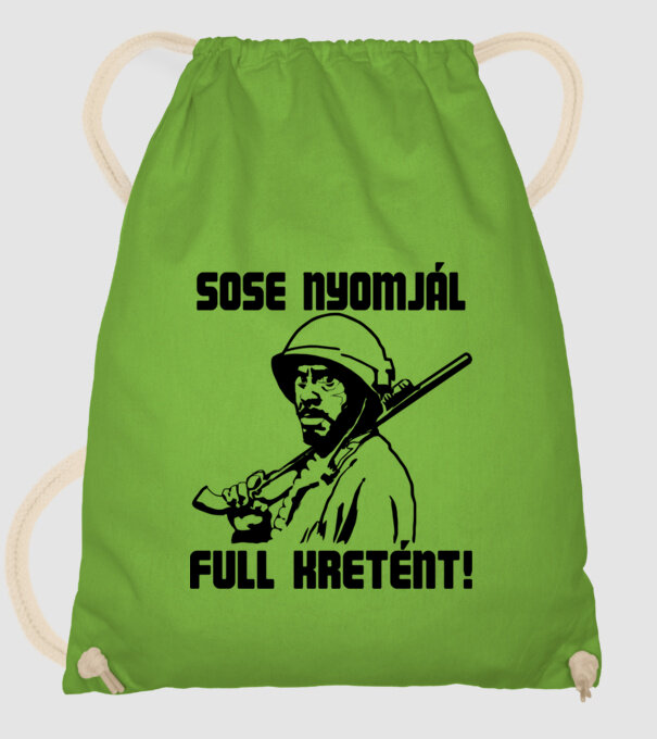 Sose Nyomjál Full Kretént minta almazöld pólón