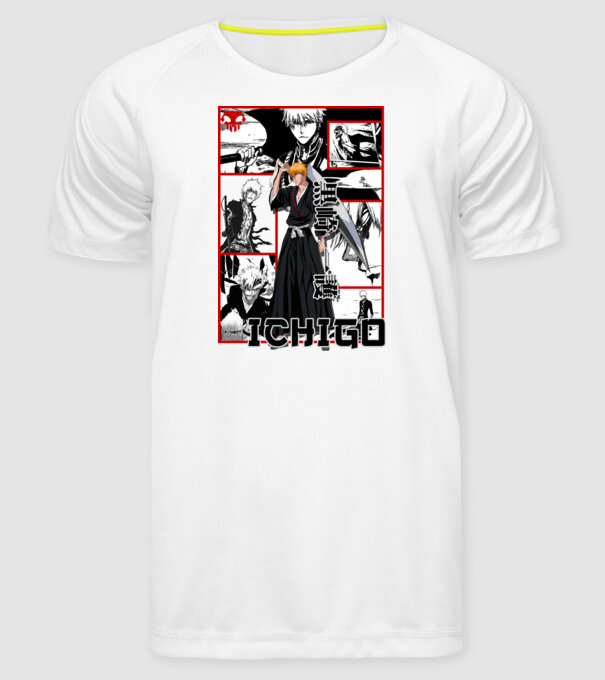 Ichigo_02 minta fehér pólón