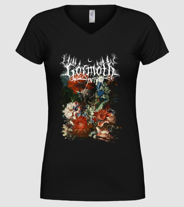 Gormoth Spring minta fekete pólón