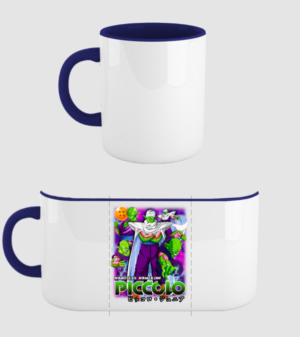 Piccolo minta sötétkék pólón