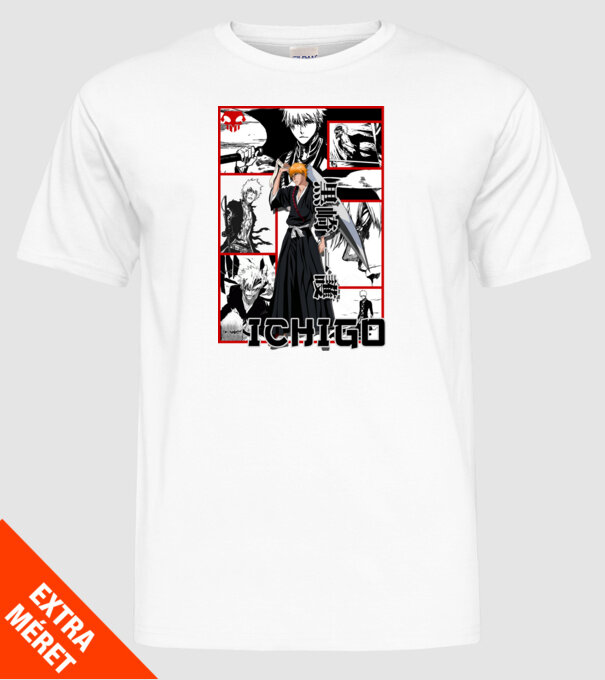 Ichigo_02 minta fehér pólón
