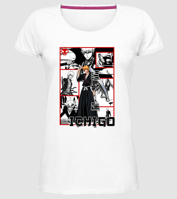 Ichigo_02 minta fehér pólón