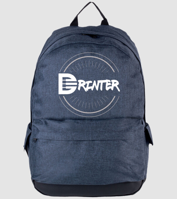 Drinter Music  Logo minta farmerkék pólón