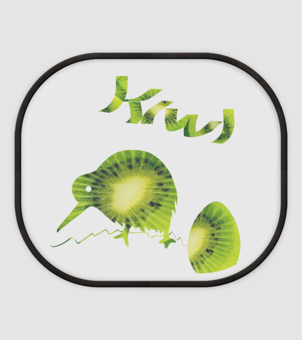kiwi-fruit minta fehér pólón