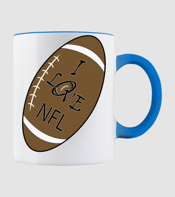 NFL minta világoskék pólón