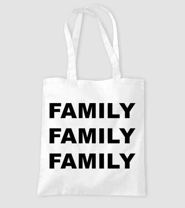 Family minta fehér pólón