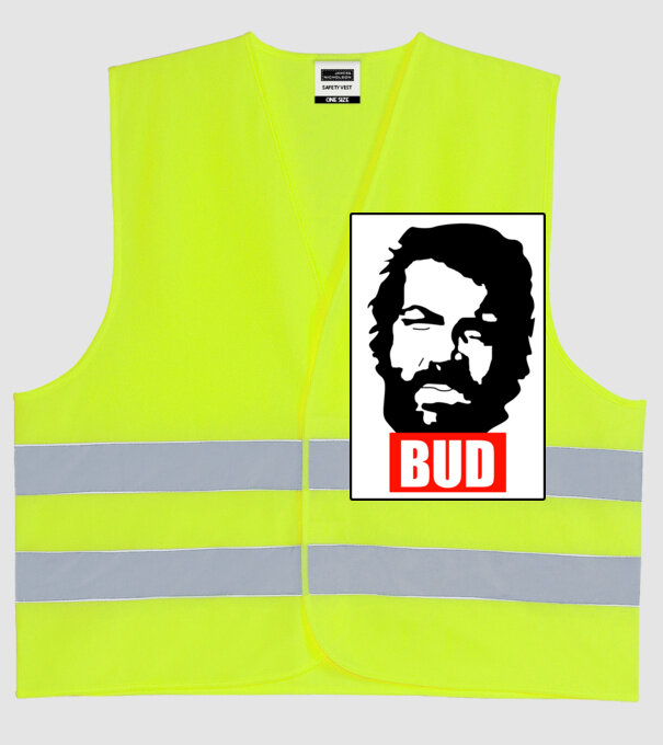 BUD SPENCER minta neonsárga pólón