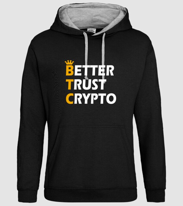 BTC minta fekete pólón