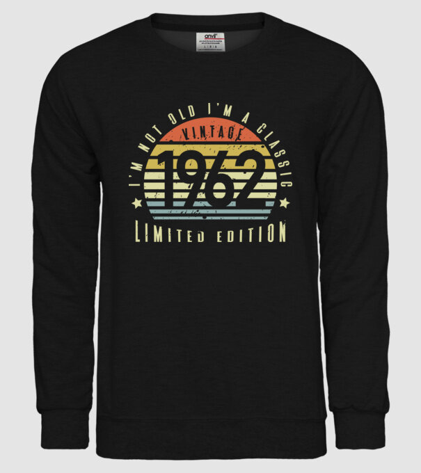 1962 minta fekete pólón