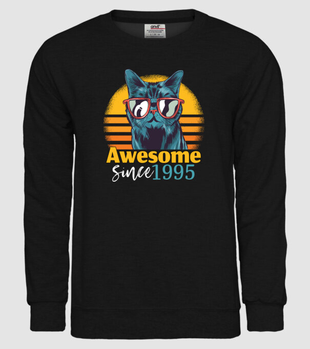 Awesome since 1995 minta fekete pólón