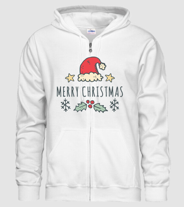 Merry Christmas 3 minta fehér pólón