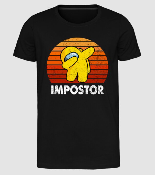 Impostor minta fekete pólón