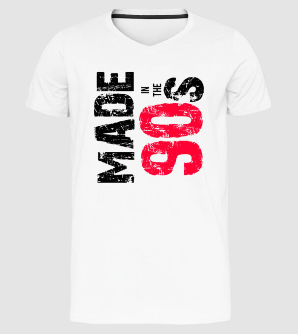 Made in the 90's minta fehér pólón