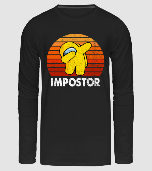 Impostor minta fekete pólón