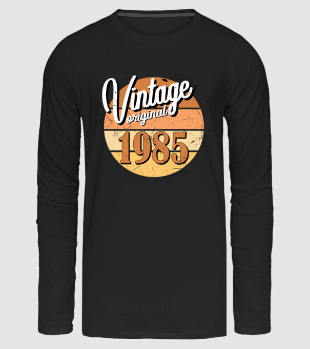 Vintage original 1985 minta fekete pólón