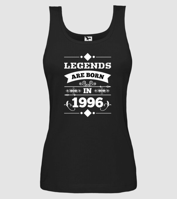Legends 1996 minta fekete pólón