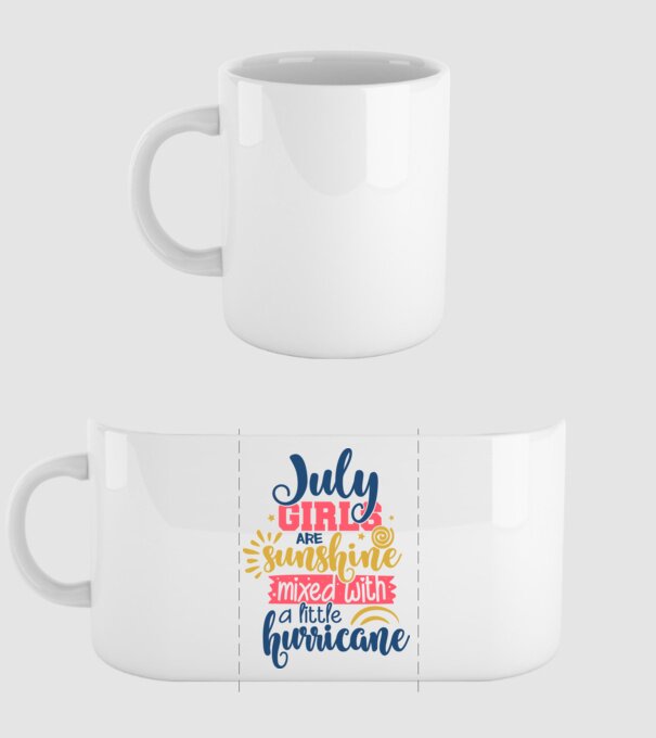 July Girls minta fehér pólón