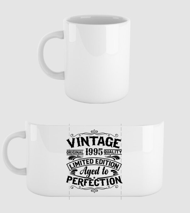 Vintage 1995 minta fehér pólón
