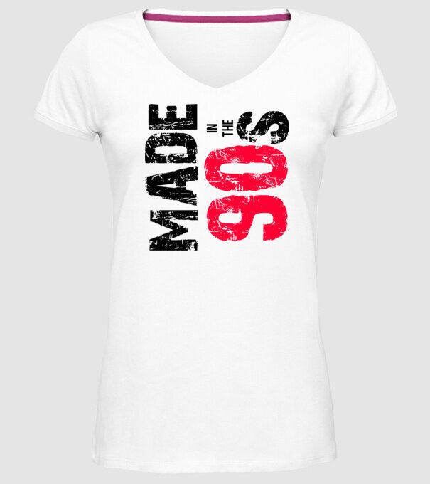 Made in the 90's minta fehér pólón